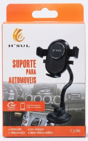 Suporte Para Automóveis H’SUL CJ-06 – Flexibilidade e Super Aderência