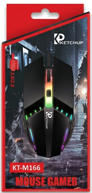 Mouse Gamer Ketchup KT-M166