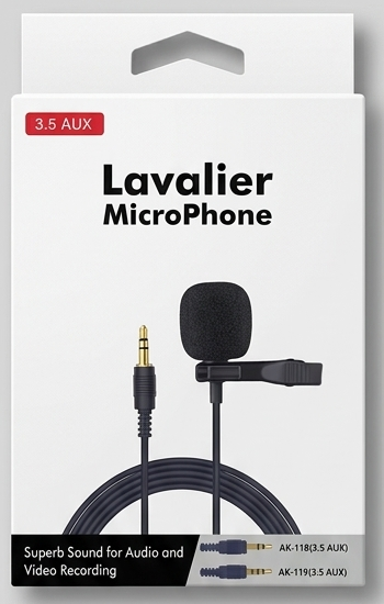 Microfone Lavalier Professional - Capte Som de Alta Qualidade para Seus Vídeos