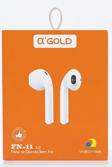 Fone de Ouvido Sem Fio α'GOLD FN-11 Bluetooth 5.0