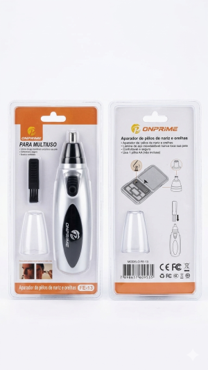 Aparador de Pelos Multiuso Onprime – Nariz e Orelhas (Modelo FE-13)