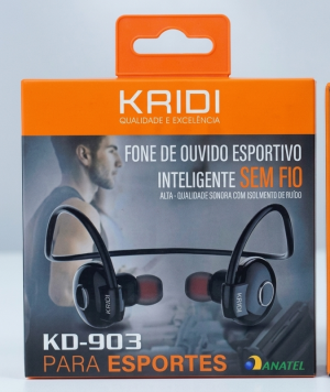 Fone de Ouvido Esportivo Sem Fio KD-903 – KRIDI