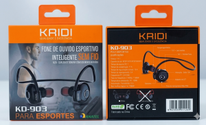 Fone de Ouvido Esportivo Sem Fio KD-903 – KRIDI