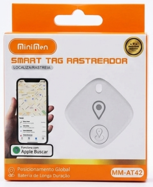 MiniMen Smart Tag Rastreador: Segurança e Localização na Palma da Sua Mão!