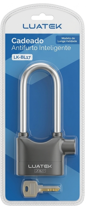 Cadeado Antifurto Inteligente com Alarme Sonoro – Luatek LK-BL17