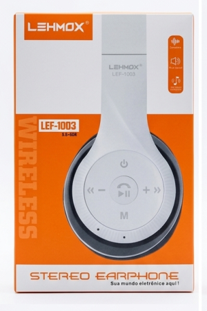 Headphone Sem Fio Pure Sound LEF-1003 – LEHMOX