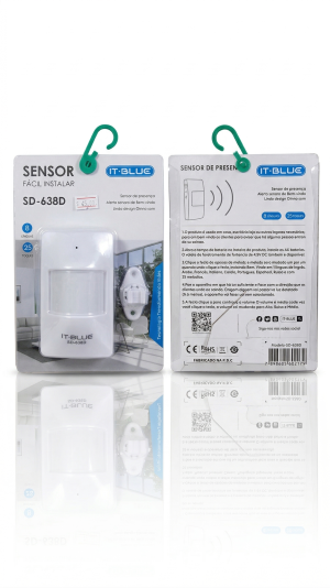 Sensor de Presença com Alerta Sonoro IT-BLUE SD-638D