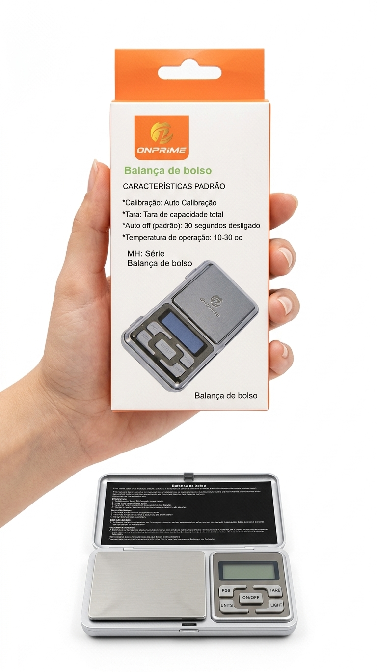 Balança Digital de Bolso ONPRIME MH-Série – Precisão na Palma da Mão - Imagem 2