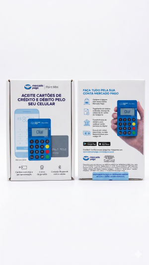 Maquininha Mercado Pago Point Mini (Cartões com Chip)