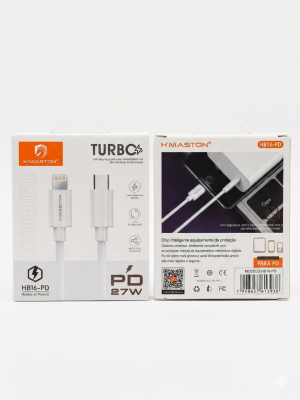 Cabo Turbo H'Maston HB16-PD | 27W Fast Charge (1 Metro)