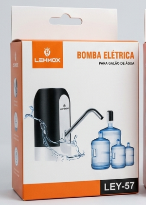 Bomba Elétrica para Galão de Água LEHMOX LEY-57 – Praticidade e Higiene ao seu Alcance