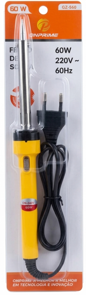 Ferro de Solda OnPrime 60W 220V – Modelo GZ-560 | Alta Performance para Eletrônica