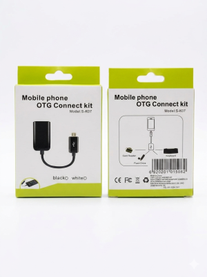 Cabo Adaptador Kit Conectar OTG para Celular V8 (Micro USB) – Model: S-K07