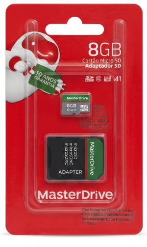 Expanda o Armazenamento do Seu Dispositivo com o Kit MasterDrive 8GB MicroSD + Adaptador SD