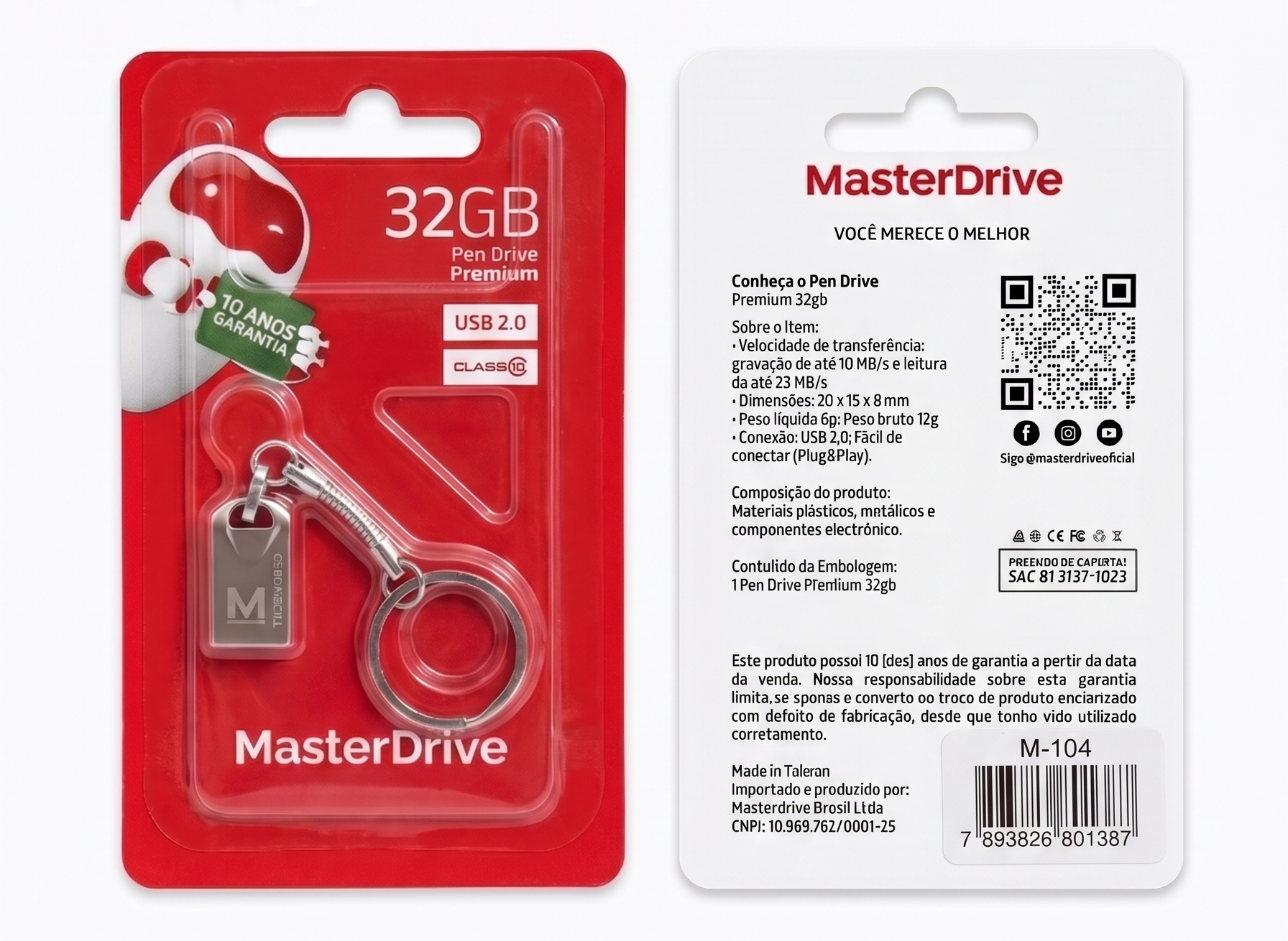 Pen Drive MasterDrive 32GB Premium - Imagem 2