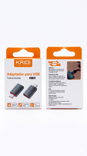 Adaptador OTG Tipo-C para USB Kridi KD-338