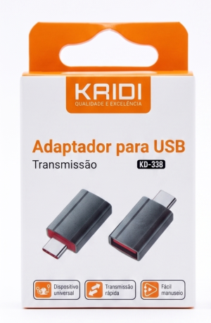Adaptador OTG Tipo-C para USB Kridi KD-338
