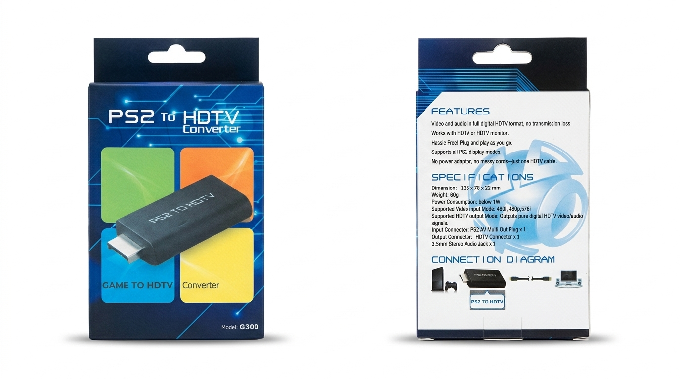 Conversor PS2 para HDMI - Jogue Seus Clássicos em HD! - Imagem 2