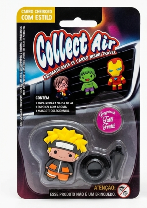 Aromatizante de Carro Collect Air - Mascote Colecionável (Fragrância Tutti Frutti)