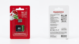 Cartão de Memória Micro SD 16GB MasterDrive com Adaptador SD – Linha Premium (M-503)