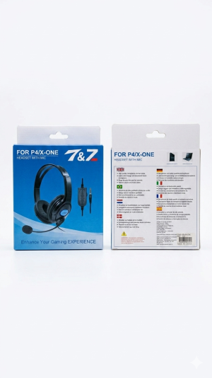Headset Gamer 7&7 – Para P4 / X-One – Alta Performance com Microfone