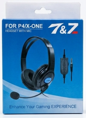 Headset Gamer 7&7 – Para P4 / X-One – Alta Performance com Microfone