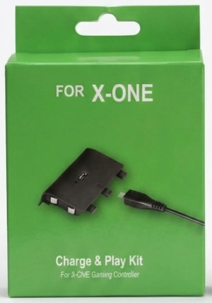 Kit Charge & Play para Controle Xbox One – Bateria Recarregável + Cabo
