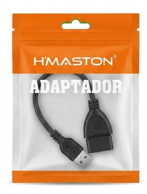 Cabo Adaptador USB Fêmea para USB Macho H'maston