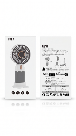 Mini Ventilador Portátil Recarregável USB – Conforto e Frescor em Qualquer Lugar
