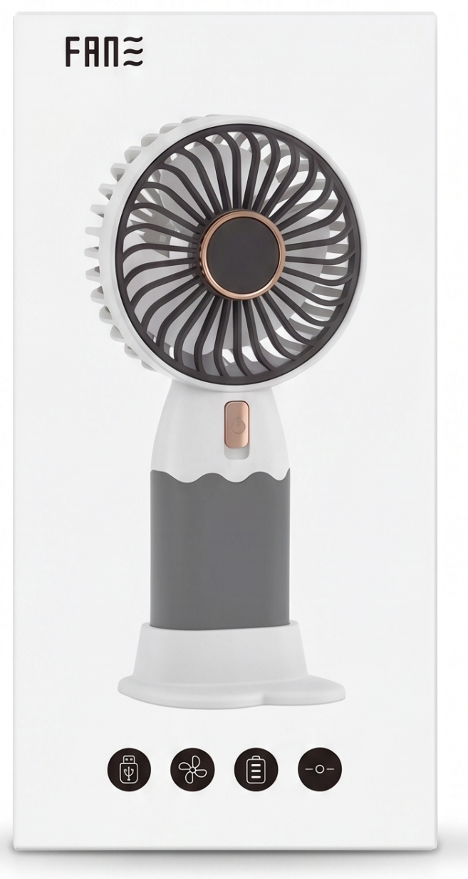 Mini Ventilador Portátil Recarregável USB – Conforto e Frescor em Qualquer Lugar