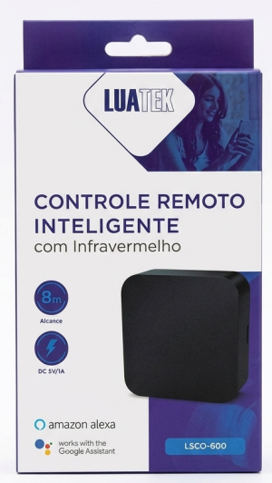 Controle Remoto Inteligente Wi-Fi com Infravermelho – Luatek LSCO-600