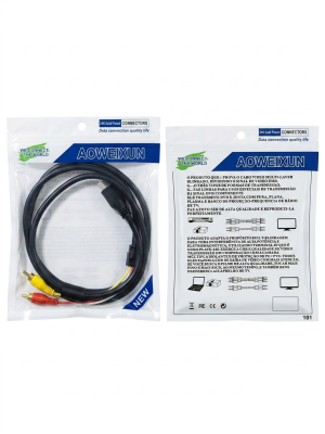 Cabo Adaptador HDMI para RCA (AV) Aoweixun - 24K Banhado a Ouro