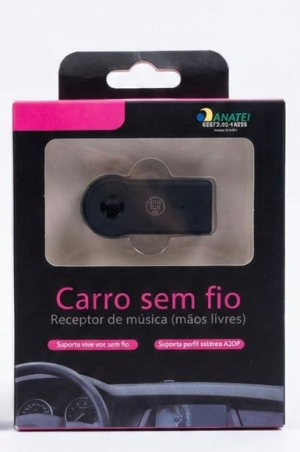 Receptor de Áudio Bluetooth veicular AL-A220 (Mãos Livres)