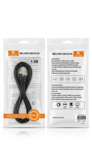 Cabo Auxiliar P2 x P2 OnPrime – 1.5 Metros – Série Ouro