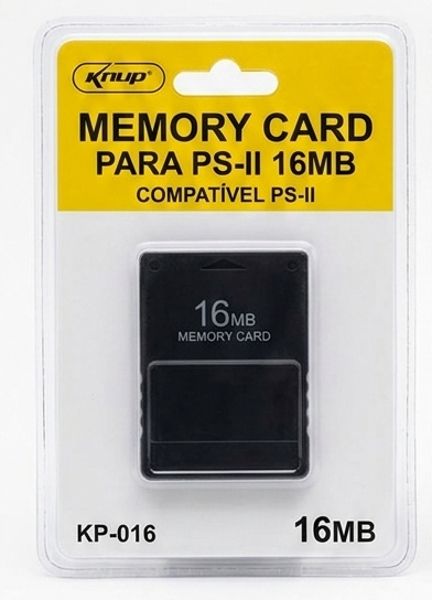 Memory Card para PlayStation 2 (PS2) 16MB Knup KP-016