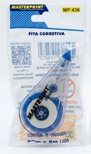 Fita Corretiva Masterprint MP 436 (5mm x 6m)