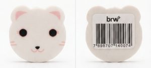 Borracha Escolar Formato Gatinho Fofo – BRW