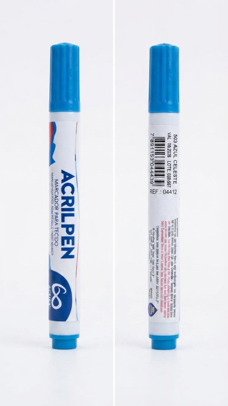 Marcador para Tecido Acrilpen – Azul Celeste (503) - Imagem 2