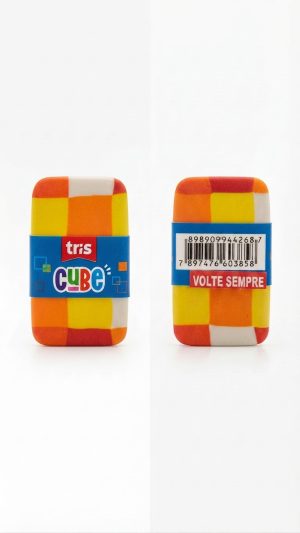 Borracha Tris Cube – Estilo e Eficiência para o seu Material
