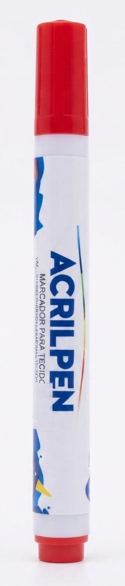 Marcador para Tecido Acrilpen – Vermelho Fogo (507)