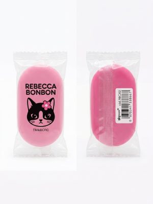 Borracha Escolar Oval Rebecca Bonbon Rosa - Skypaper