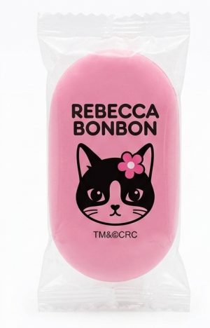 Borracha Escolar Oval Rebecca Bonbon Rosa - Skypaper