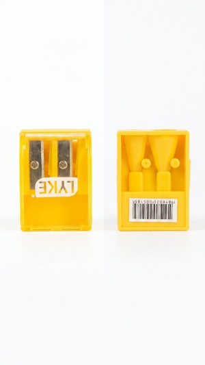 Apontador Duplo Escolar Amarelo – Lyke