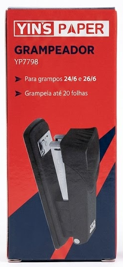 Grampeador de Mesa Médio Preto – Yin's Paper YP7798
