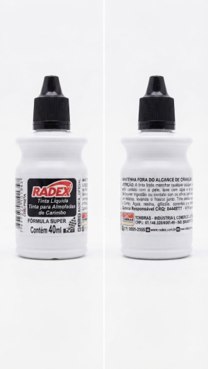 Tinta Líquida para Almofadas de Carimbo Radex – 40ml