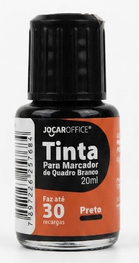 Tinta para Marcador de Quadro Branco Jocar Office – Preto (20ml)