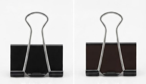 Mini Binder Clip / Prendedor de Papel Metálico Preto
