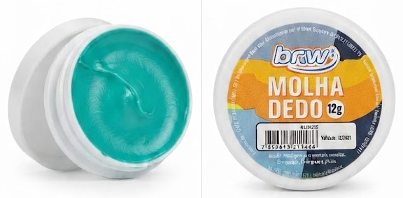 Molha Dedo BRW 12g – Praticidade para Contar Papéis - Imagem 2
