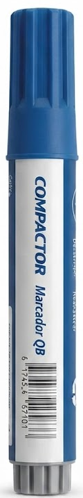 Pincel Marcador para Quadro Branco Compactor QB – Azul