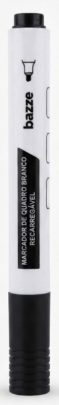 Marcador de Quadro Branco Bazze – Preto (Recarregável)